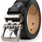 Blackhorn Leather Men’s Belt – Genuine Cowhide, Big & Tall Sizes 28"-64", Casual & Dress Belt in Black & Brown