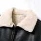 Blackhorn Leather Men’s Double-Sided Faux Leather Jacket – Thick, Warm, Stylish Winter Coat